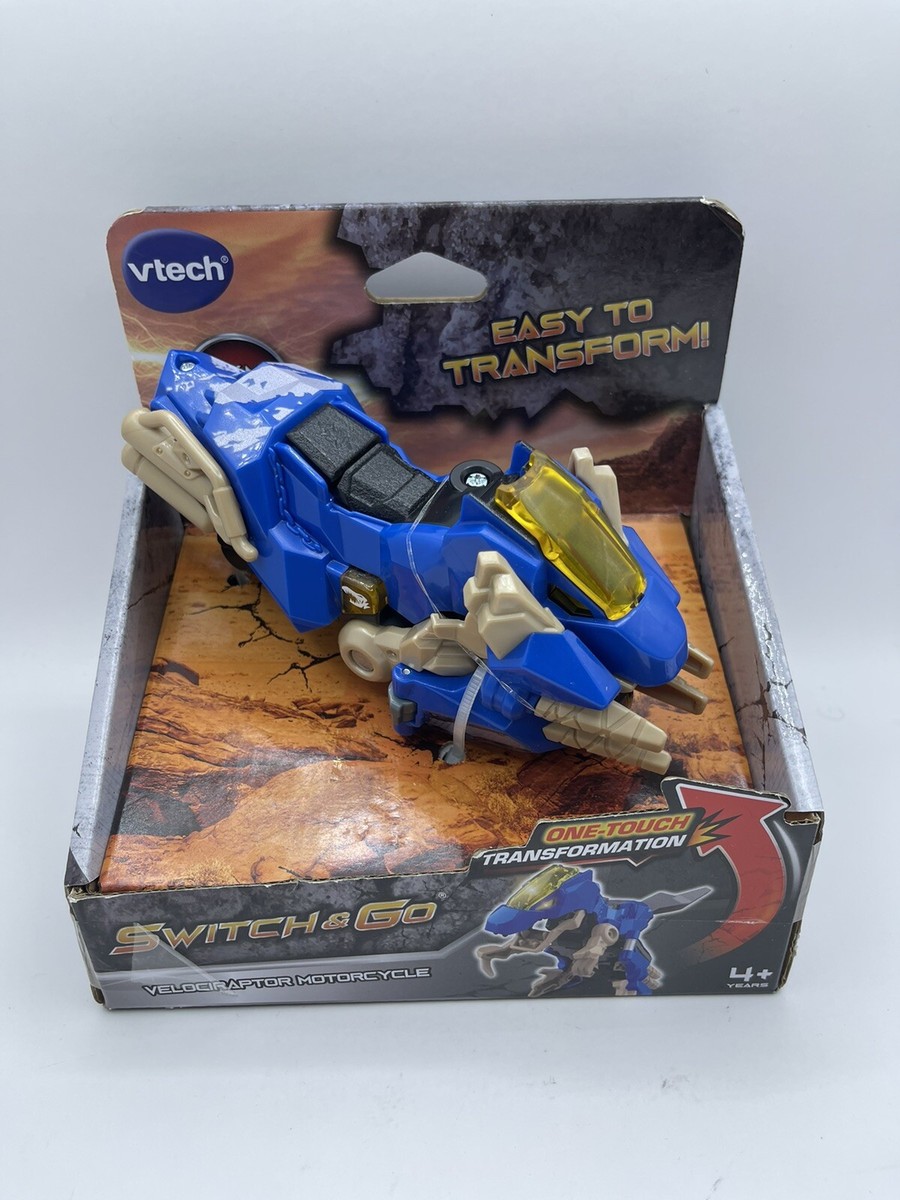 Vtech Switch & Go Velociraptor Motorcycle Transformer Dino
