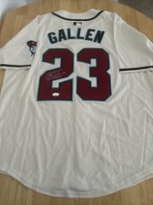 Zac Gallen Arizona Diamondbacks Autographed Jersey Inscription JSA Certified