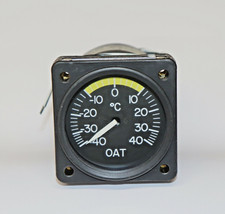 New Outside Air Temp Gauge 28 Vdc 2 14 Pn 0241-006 Very Nice New Price New Outside Air Temp Gauge 28 Vdc 2 14 Pn 0241-006 Very Nice New Price