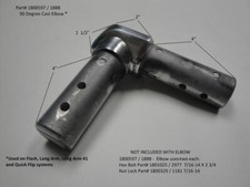 NEW 90-degree Tarp Arm Elbow for Donovan FLASH dump truck tarp system, Single El