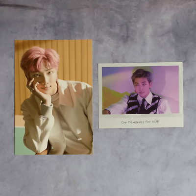 BTS MEMORIES OF 2020 DVD RM ナムジュン BTS Memories 2020 DVD Official Photo Card RM SUGA JIMIN JUNGKOOK V