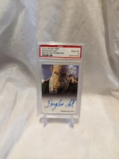 Star Trek Movie Auto of Douglas Tait Long Face Bar Alien 2014  PSA 10 (Pop 3)