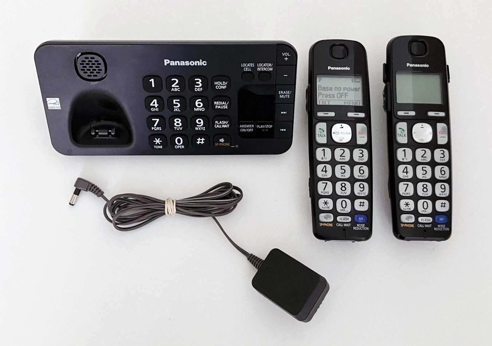 Panasonic KXTGE240 Cordless Phone Answering Machine and 2 Handsets KXTGEA20 eBay