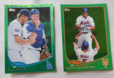2013 Topps Emerald Green Parallel  Baseball Card #1-250 Pick one