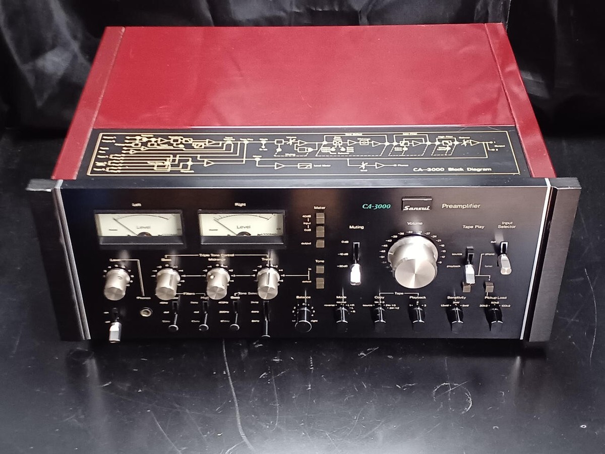 【SANSUI】CA-3000 プリアンプ Sansui CA-3000 Preamplifier Control Amplifier Vintage AC100V