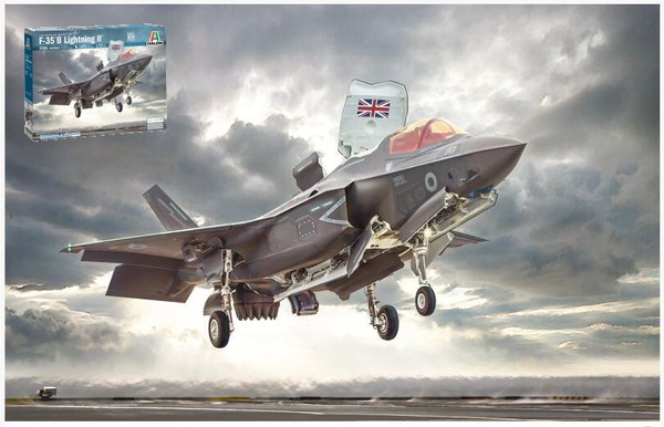 Italeri 1/72 Flugzeugbausatz F 35 B Lightning Ii Statisches Modellbau-image