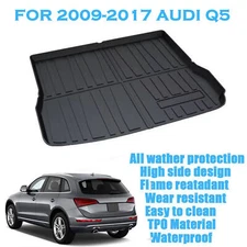 Custom Cargo Mats Auto Fit for Audi Q5 Black TPO Cargo Trunk Liner {2009-2017}