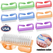 24× Handle Grip Nail Brush Fingernail Scrub Cleaning Brushes Fingernail Scrub US