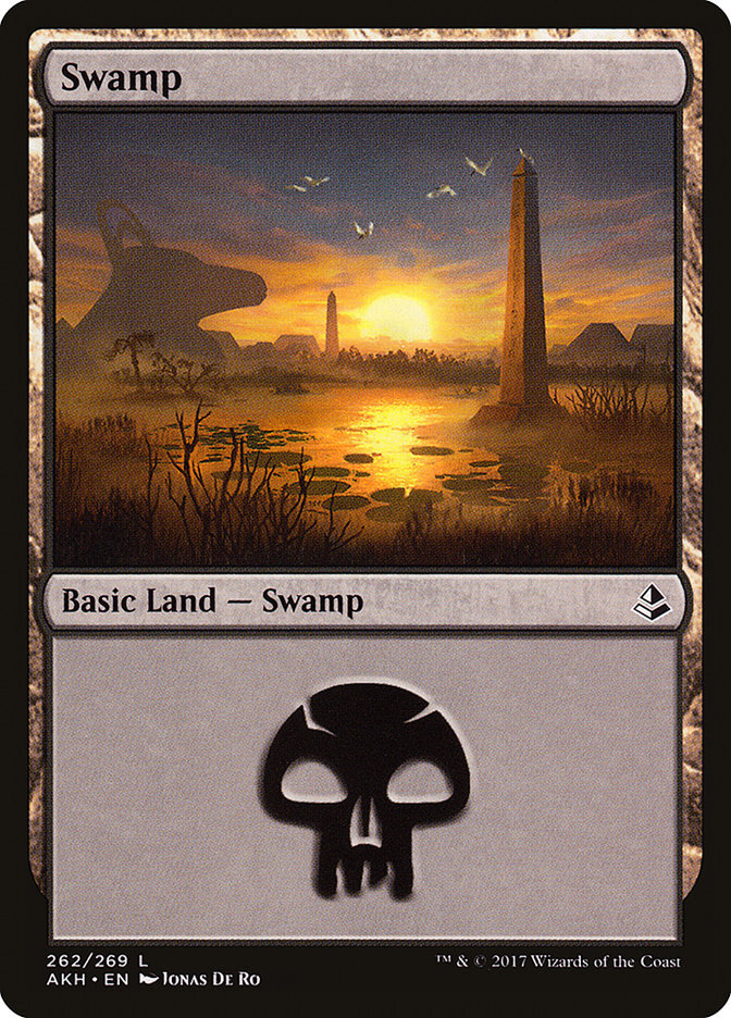 Swamp (262) [Amonkhet] Magic MTG