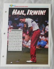 Hale Irwin Champions & Record Holders Sports Heroes Sheet