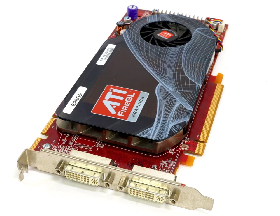 ATI FireGL Barco Graphics Card MXRT 5200 512GDDR4 - Image 2 of 3