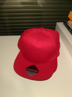 Snapback Kappe Mütze Marke Beechfield rot *neu*