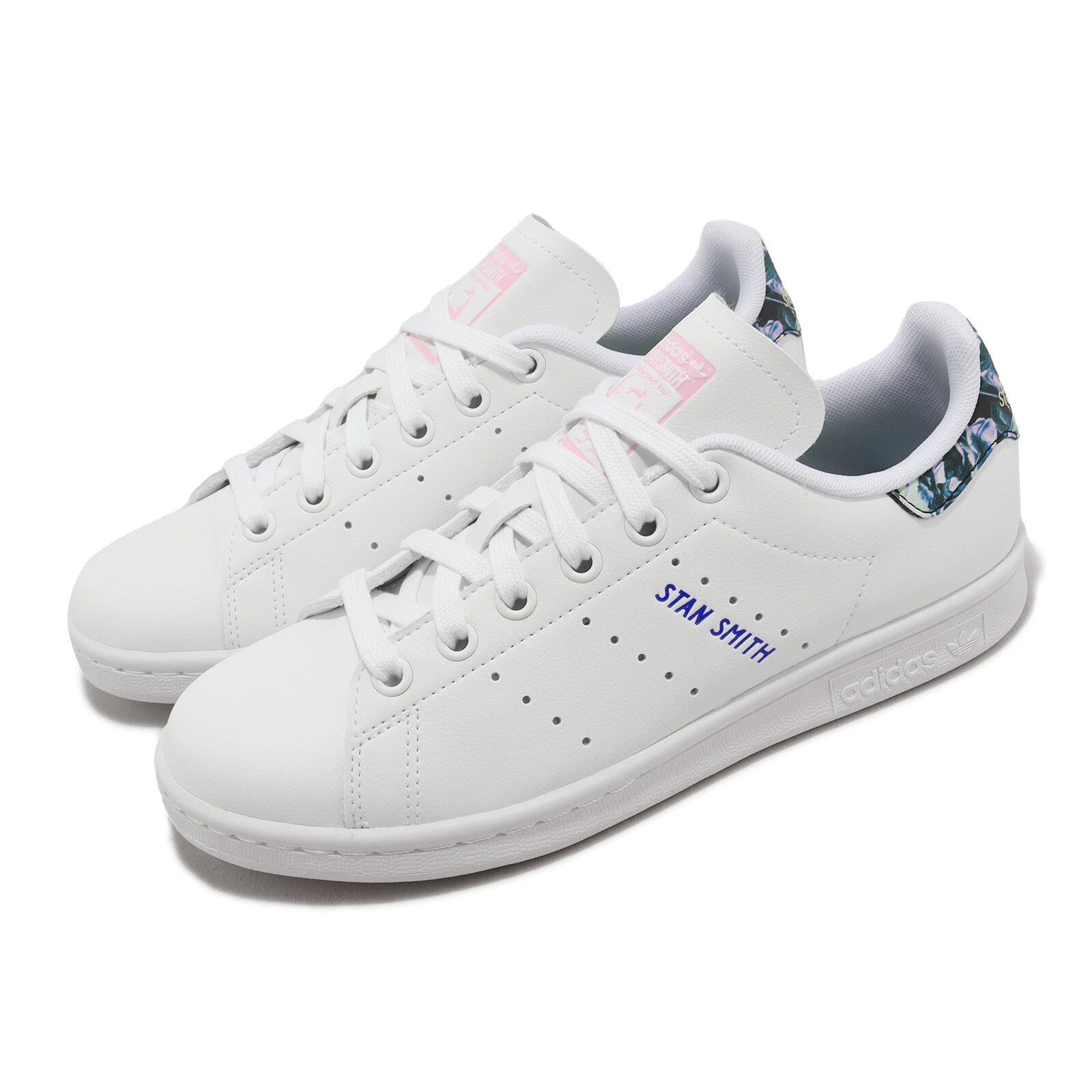 adidas Originals Stan Smith W Footwear White Clear Pink Blue Women Casual IE9645