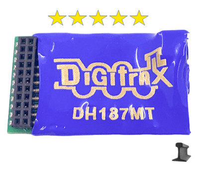 Digitrax DH187MT ~ New 2026 ~ 21 Pin DCC Motor Decoder