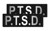 Removable Patches 2 Per Pack - 2 x 6" P.T.S.D.