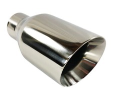 Exhaust Tip 2.25 Inlet 4.00 Outlet 8.00 Long Wdw4008-225-dw-ss Weld On Slant