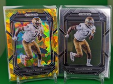 Isaiah Foskey 2 Card 2023 Panini Prizm Draft Picks SP Gold Ice + Base #183