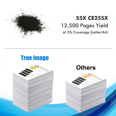 High Yield CE255X Compatible Toner Cartridge For HP LaserJet Printers – 12,500 Page Yield (Cool Toner)