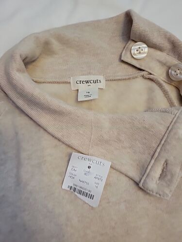 Vestido de corte redondo crema para niñas - Imagen 3 de 5