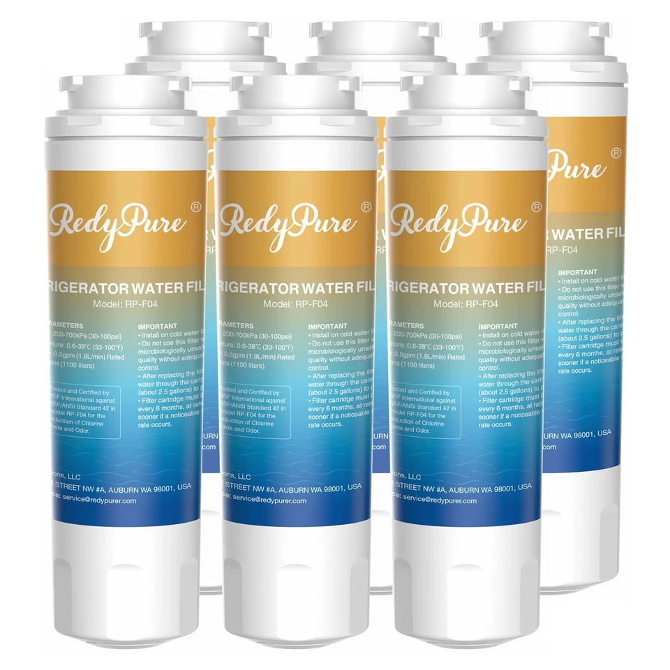 6 Pack Water Filter Replacement for Maytag UKF8001 UKF9001 4396395 Refrigerator