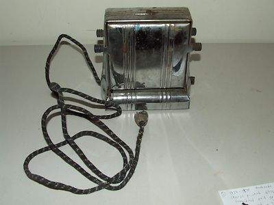 Vintage 1930's Electric Deco Chrome Bread Toast Toaster - Proctor Thermostatis
