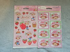 Lot Of 2 Stickety Doo Da Strawberry Shortcake Scrapbook Stickers
