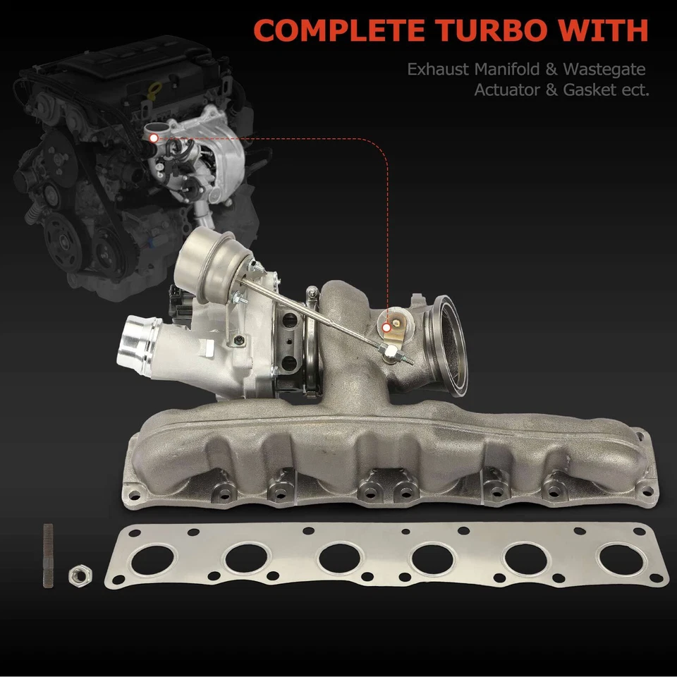 全新涡轮增压器 适用于宝马 135i 2011-2013 328i 335i X1 2013-2015 X3 L6 3.0L — 第 2/4 张图片