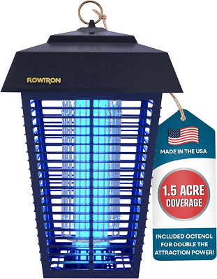 Flowtron BK-80D 80-Watt Electronic Insect Bug Zapper 1-1/2 Acre NEW
