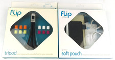 FLIP Video Camcorder Accessories Bundle - Mini Tripod & Neoprene Cases