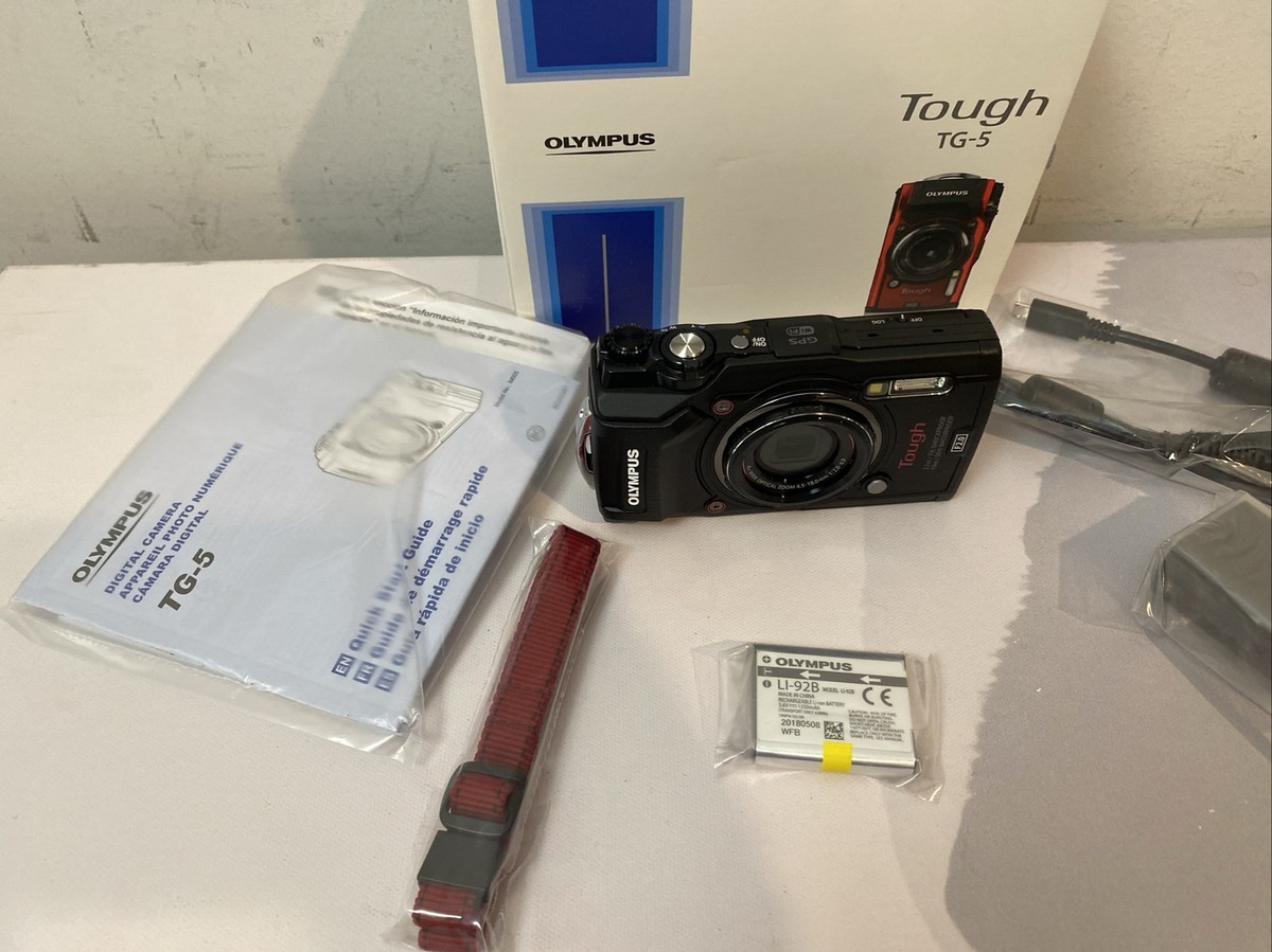 ☆*☆様 OLYMPUS TOUGH TG-5 4K Olympus V104190BU000 Tough TG-5 Digital Camera -Black Waterproof