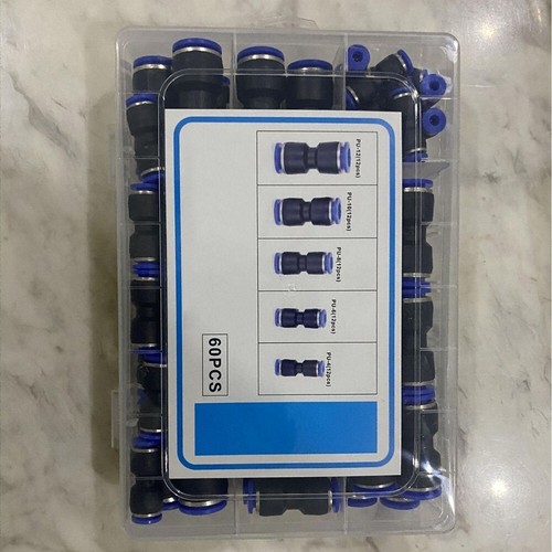 3 Raccords Rapide Coude 90° 8-10mm – Pour Système D'eau RO, Aquarium, Irrigation, Connexion Push-fit - 3