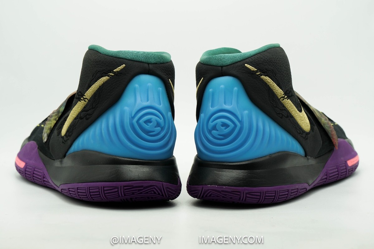 NIKE KYRIE 6 NEW SIZE 18 CHINESE NEW YEAR BLACK GOLD PURPLE NIKE KYRIE 6 NEW SIZE 18 CHINESE NEW YEAR BLACK GOLD PURPLE