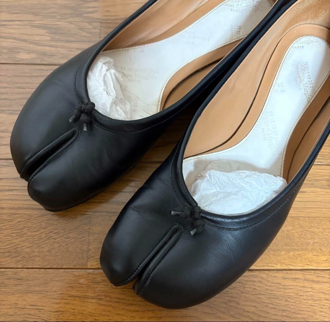 靴 Maison Margiela tabi ballet shoes 36 Maison Margiela TABI Ballet Pumps Flats Shoes Black Size 36