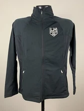 Women's Level Wear Los Angeles Kings Lunar Black Performance Track Jacket Small