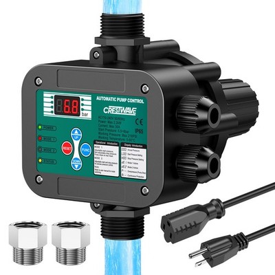 Smart Adjustable Pressure Switch for Well Pump, Automatic Water Pumps Switch