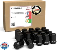 Wheel Accessories Parts 20 Pcs M14x1.5 14x1.5 Thread Bulge Acorn 1.4" Long Lu