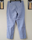 NWT BANANA REPUBLIC BLUE CHAMBRAY LINEN BLND STRAIGHT LEG AVERY PANTS TROUSER 16 — photo 2
