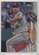 2020 Topps Chrome Refractor Justin Verlander #164 9pd