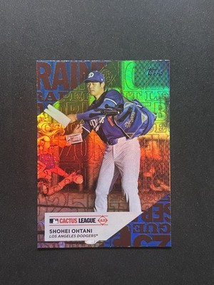 2025 Topps Series 1 Cactus League Shohei Ohtani #TG-10 Blue Foil 20/150