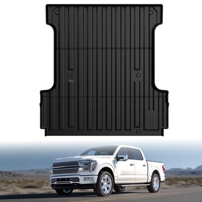 LASFIT 5.5 Ft Truck Bed Mat for 2024-2026 Ford F-150 Custom TPE Cargo Bed Liner