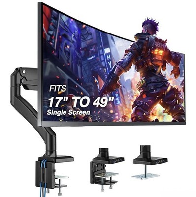 AVLT Single 17''-49'' Super Ultrawide Monitor Arm for Screens Up to 50 lbs