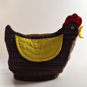 Vintage Quilted Chicken Hen Appliance Toaster Cover Farmhouse