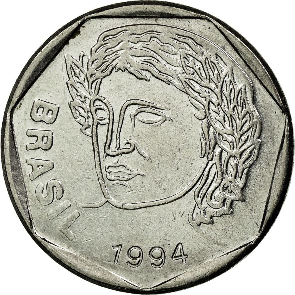 Brazil | 25 Centavos Coin | Effigy of Republic | Km:634 | 1994