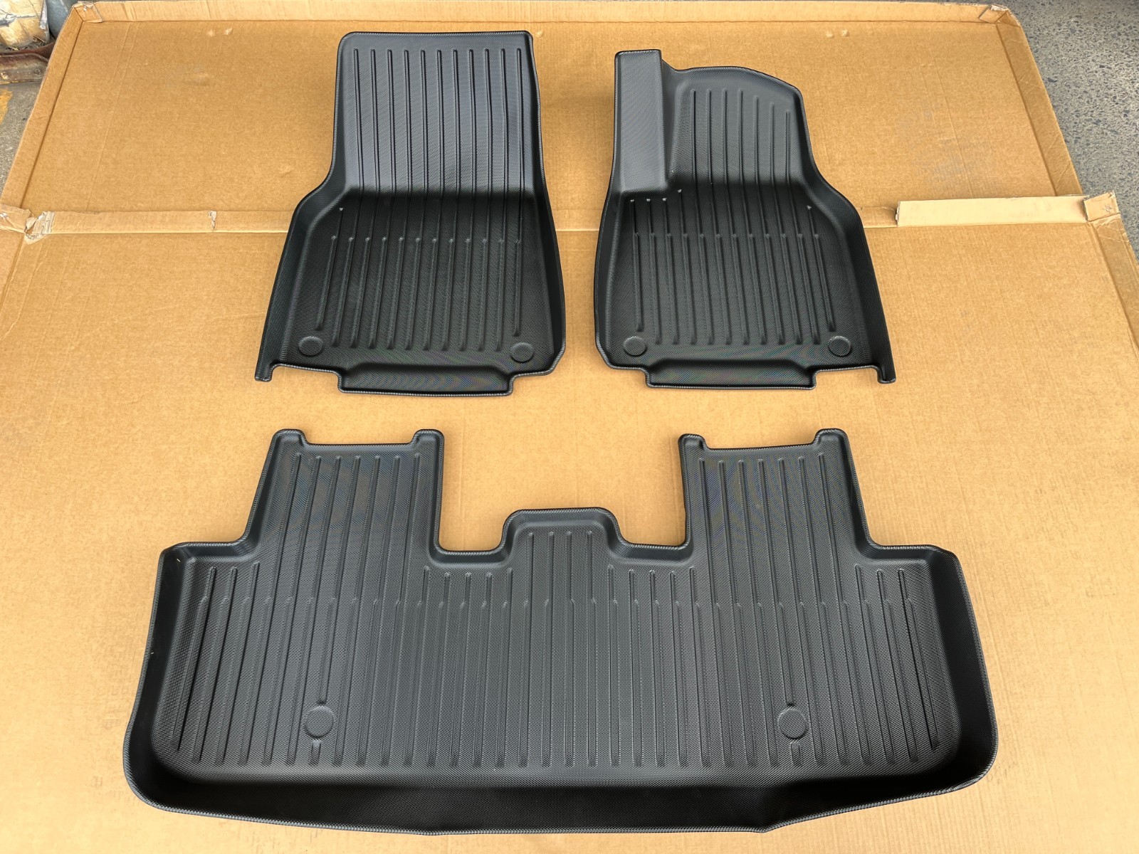 3D TPE All Weather Floor Mats Liner fit Telsa New Model Y 2025+ Front & Rear