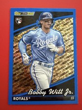 2022 Topps Update #BG-11 Bobby Witt Jr. Topps Black Gold Blue