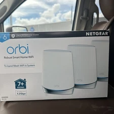 NETGEAR RBK753S Orbi WiFi 6 System Router 3-Pack