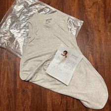 NEW Goumi Kids Slumber Sleepbag Storm Gray SZ 0-6 mo Small Baby Sleep Sack Bambo