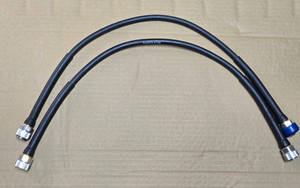 Flexco 24in RF Microwave Test Cables Pair – Amphenol APC‑7 – Tested to 20GHz