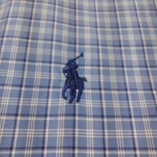 Ralph Lauren Men's Classic Fit Button-Up Long-Sleeve Blue Plaid Shirt Size XL