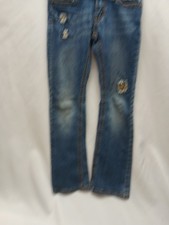 Girls Vigoss Stretch Skinny Blue Denim Jeans size 8